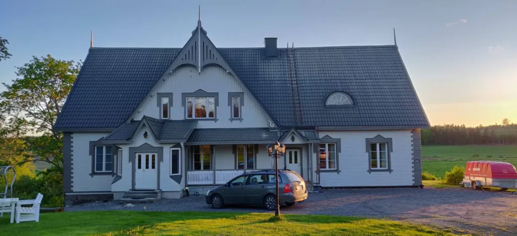 Upealle talolle upea lopputulos.