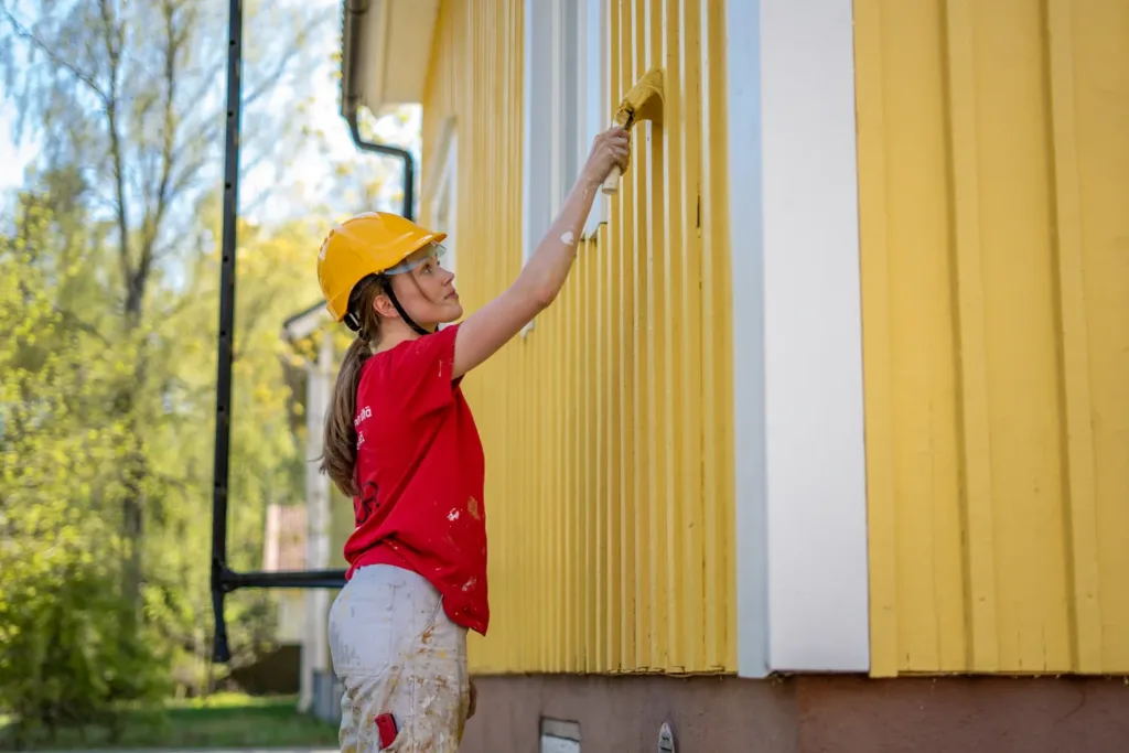 Sorcolor talon maalaus