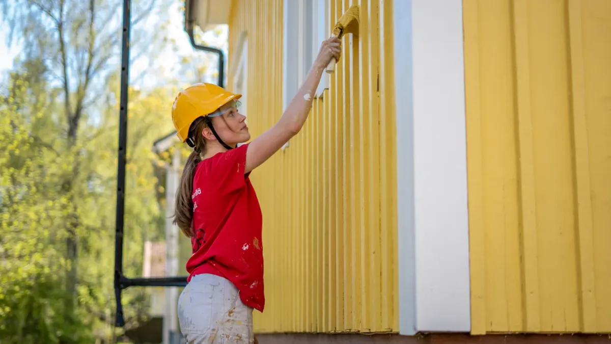 Sorcolor talon maalaus